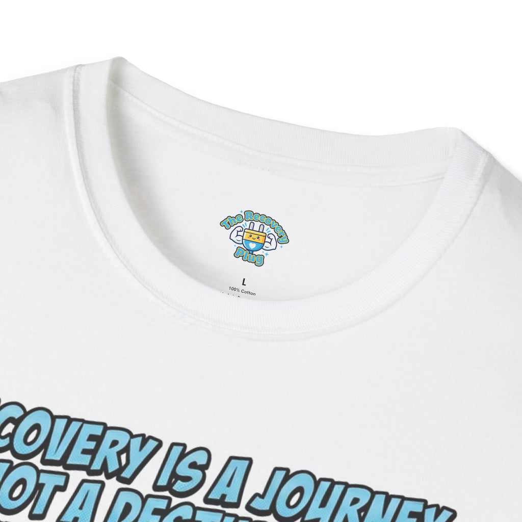 Recovery Is a Journey Graphic T-Shirt — Inspirational Addiction Recovery Tee