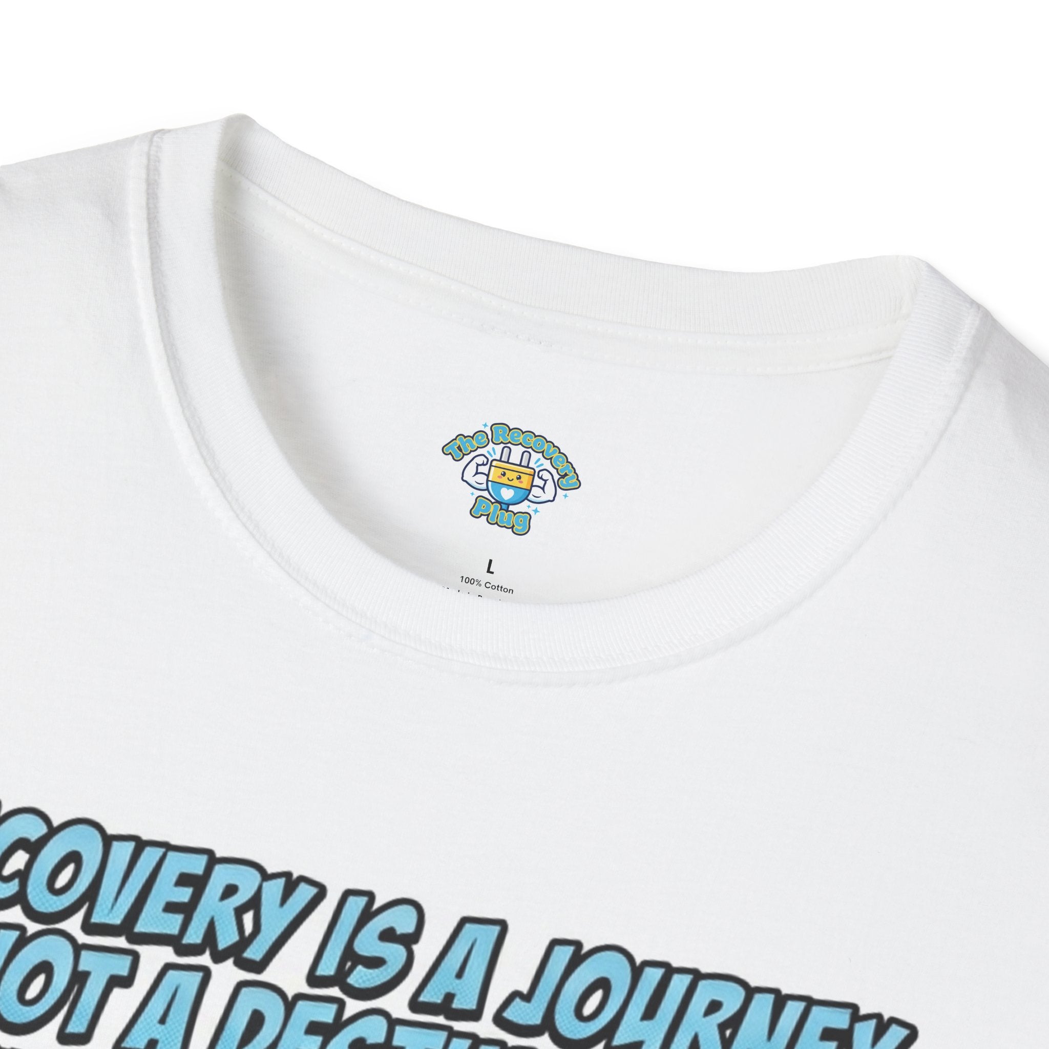 Recovery Is a Journey Graphic T-Shirt — Inspirational Addiction Recovery Tee